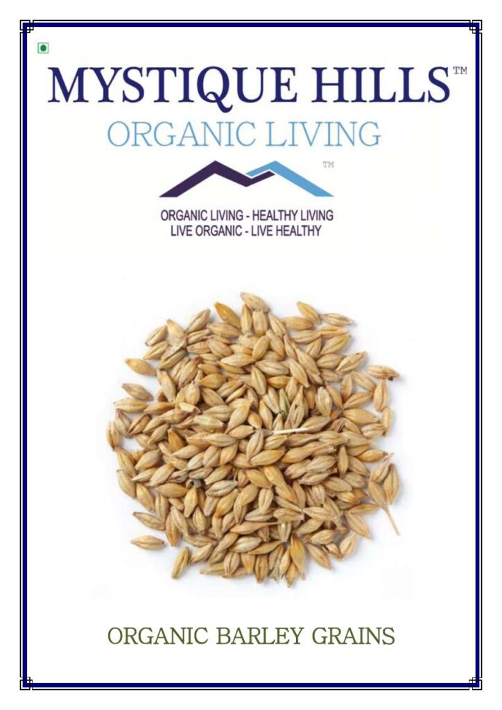 Organic Barley Grains 1 Kg