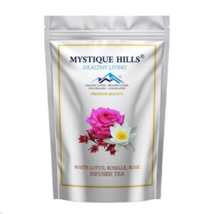 Mystique Infused white lotus, roselle, rose tea 100 g