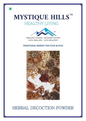 Mystique Herbal decoction powder for pcod pcos fibroids ovarian cysts and irregular menstruation cycle 100 g
