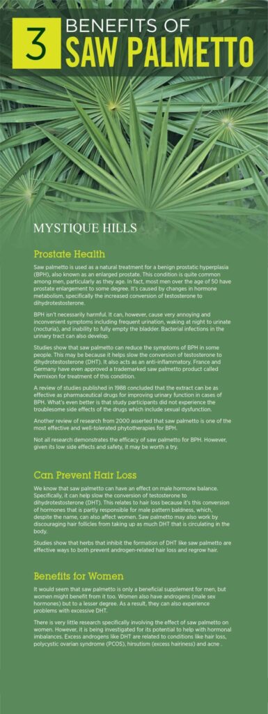 Saw palmetto berries uses and benefits